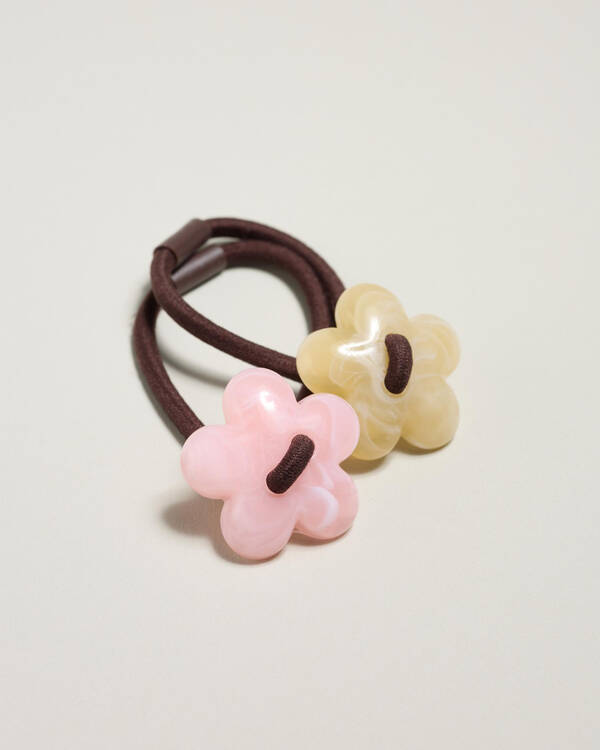 Flower Hair Tie Pack