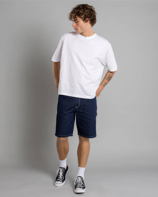 Relaxed Fit Carpenter Denim Shorts