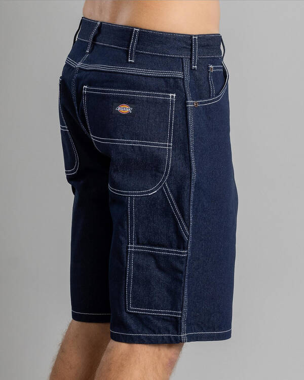 Relaxed Fit Carpenter Denim Shorts