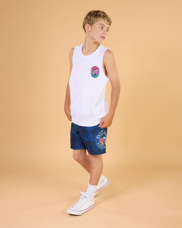 Big Tackle Elastic Waist Shorts