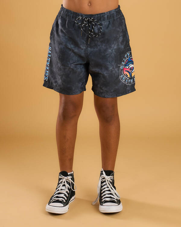 Big Tackle Elastic Waist Shorts