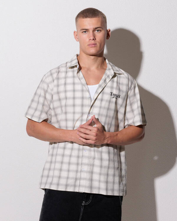 Touch The Sky Check Cropped Short Sleeve Shirt