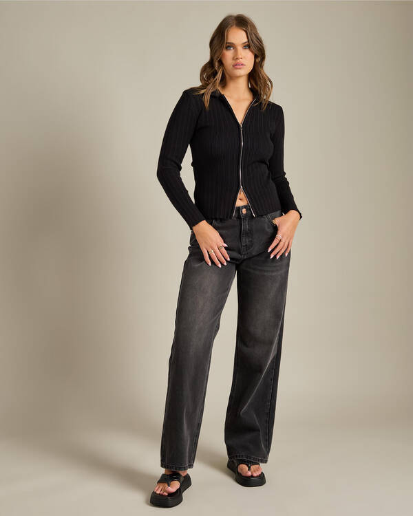 Grayson Knit Zip Top