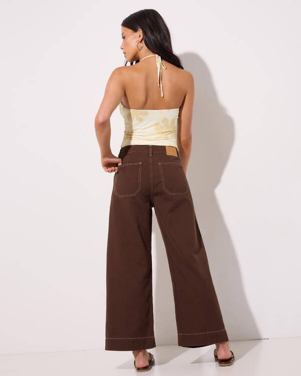 Leigh Wide Leg Cropped Jeans