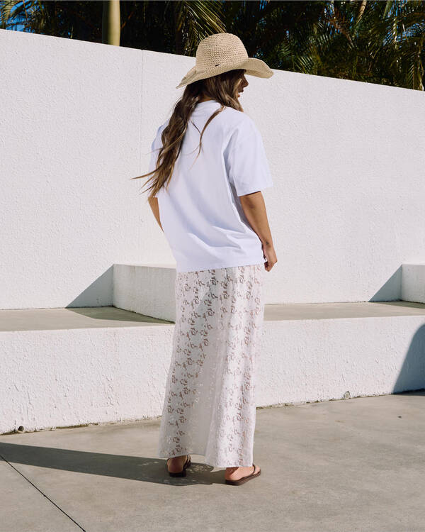 Meli French Lace Maxi Skirt