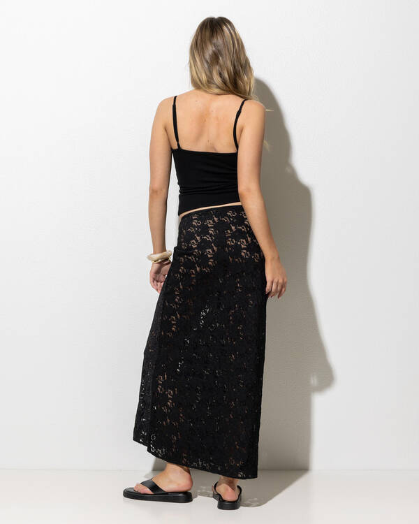 Meli French Lace Maxi Skirt