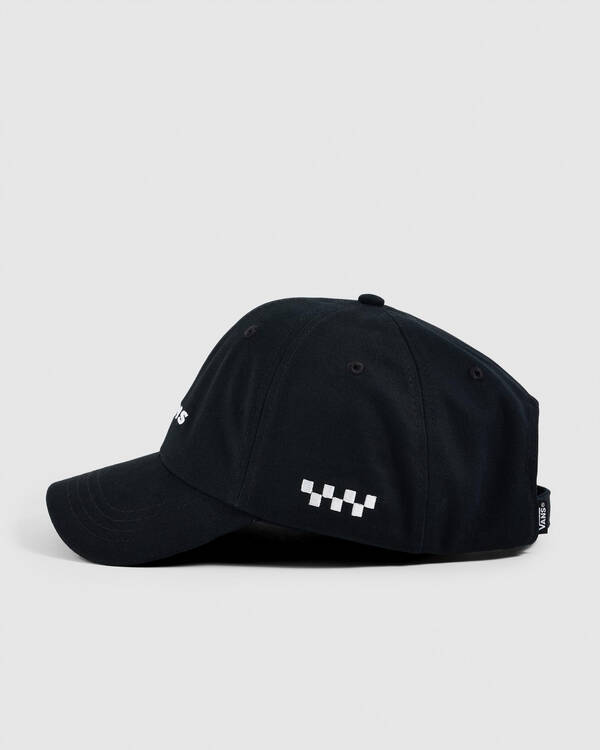 Check Side Curved Bill Jockey Cap