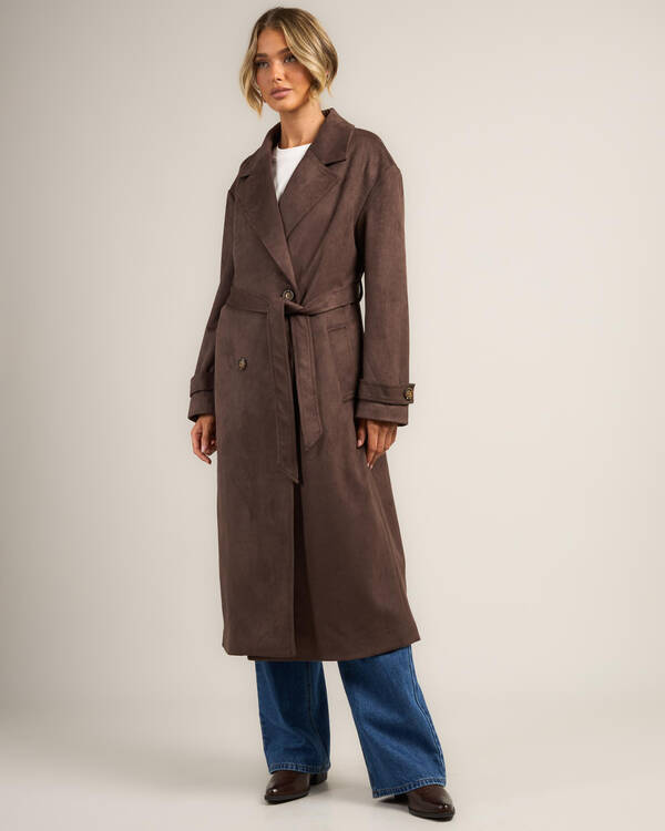 Valencia Faux Suede Coat