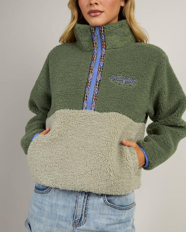 Horizon Mock Neck Half Zip Sweatshirt