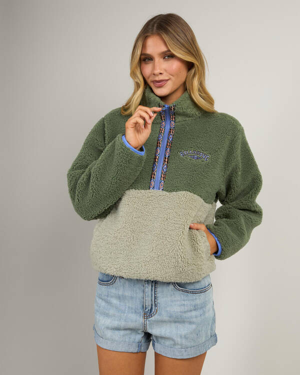 Horizon Mock Neck Half Zip Sweatshirt