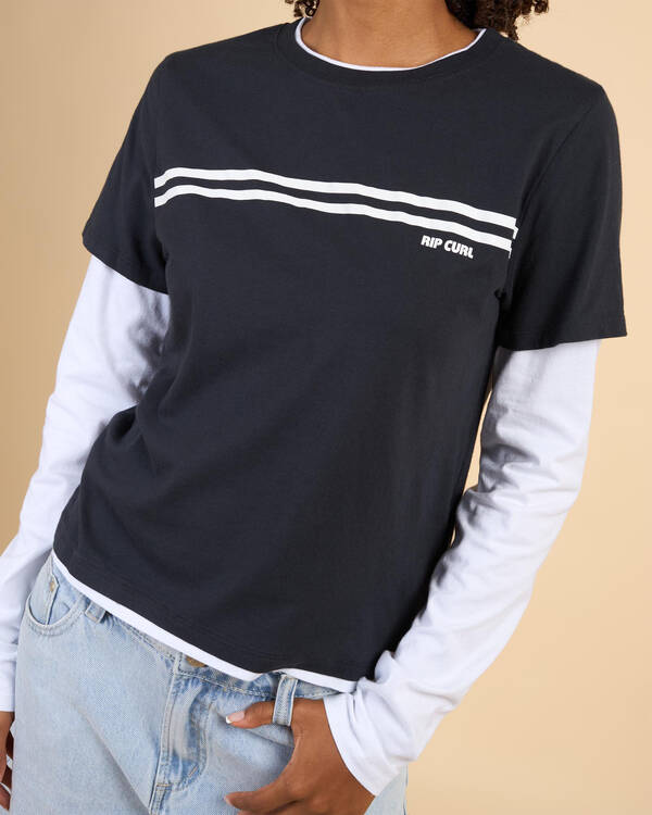 Surf Revival Layered Long Sleeve T-Shirt