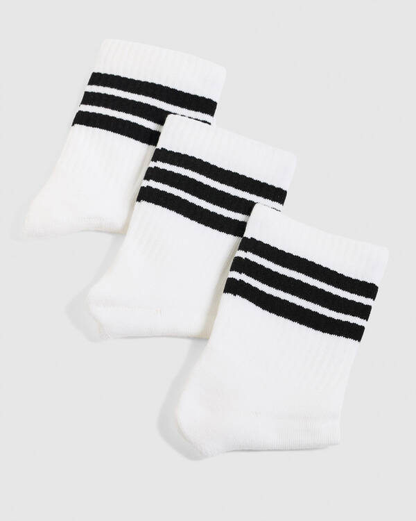 3S C CRW 3 Pack Socks