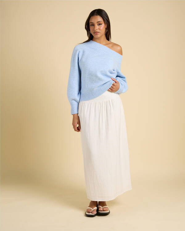 Magnolia Off Shoulder Knit Jumper