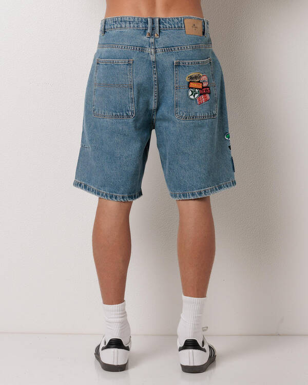 Total Service Mid Slacker Denim Shorts
