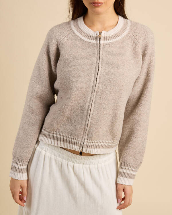 Bowie Zip Knit Jumper