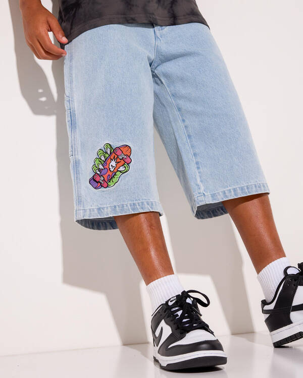 Kick Flip Denim Walk Shorts