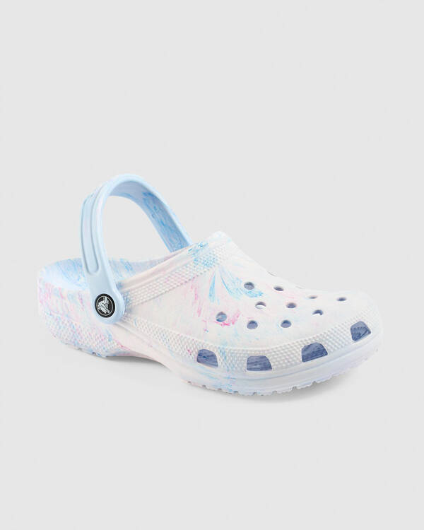 Classic Watercolor Marbled Clogs