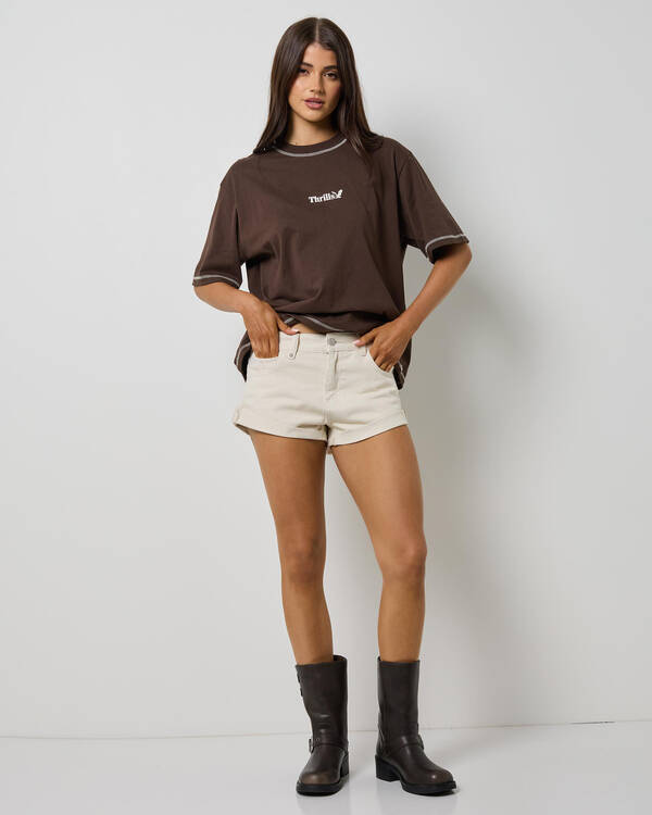 Remi Rolled Low Rise Baggy Shorts