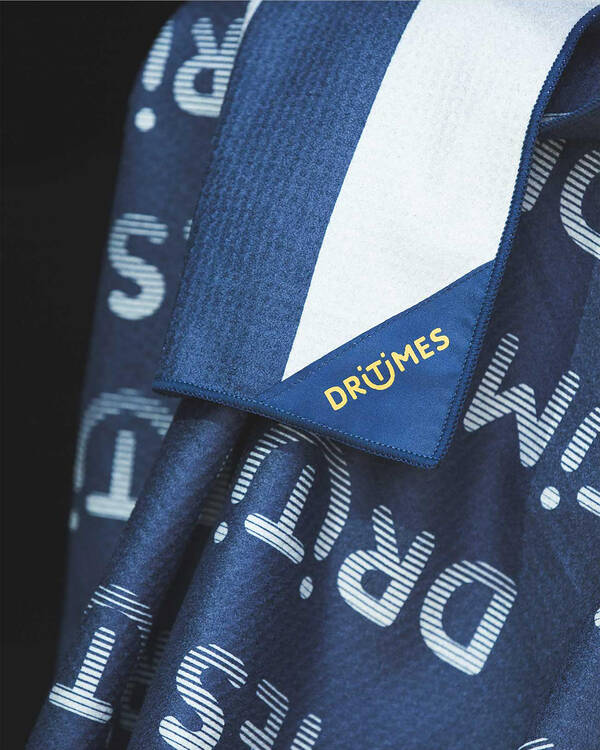 Navy Stripe Beach Towel