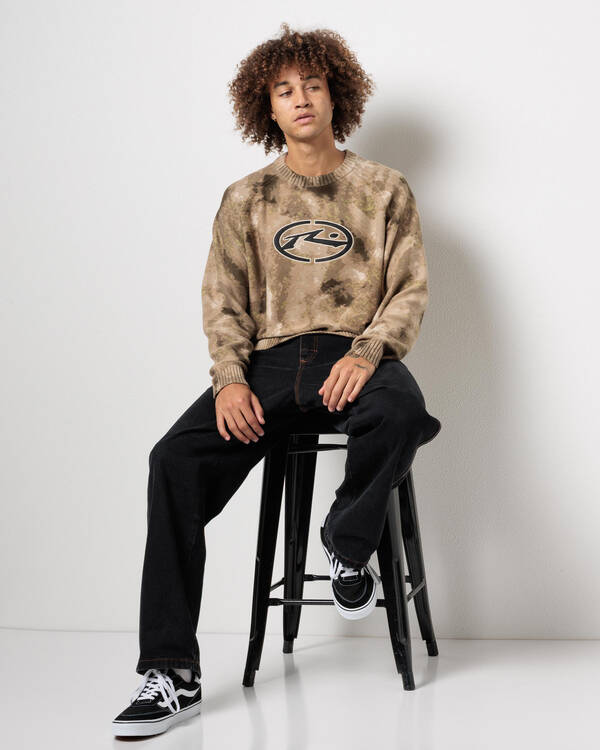 Camo Ice Printed Crew Jumper