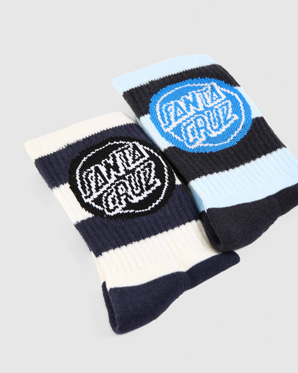 Reverse Dot Crew Socks