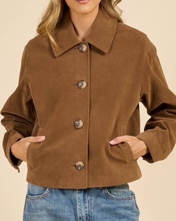 Joplin Faux Suede Jacket