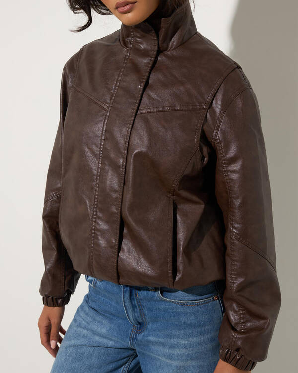 Blaise Faux Leather Jacket