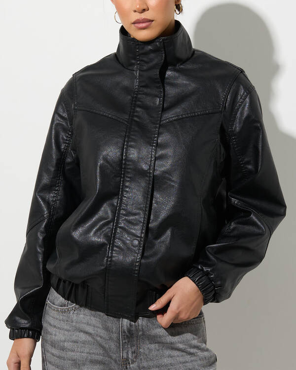 Blaise Faux Leather Jacket