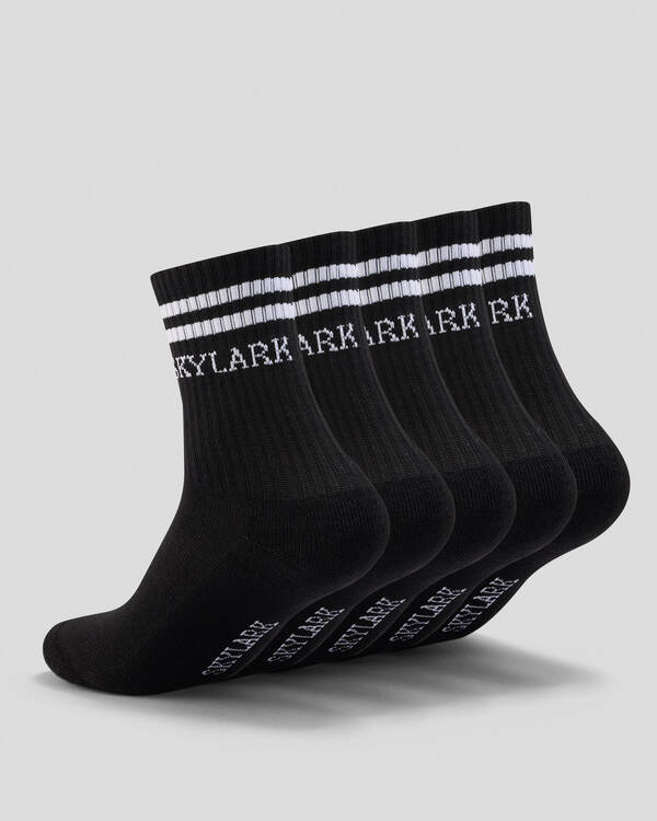 Chain Crew Socks 5 Pack