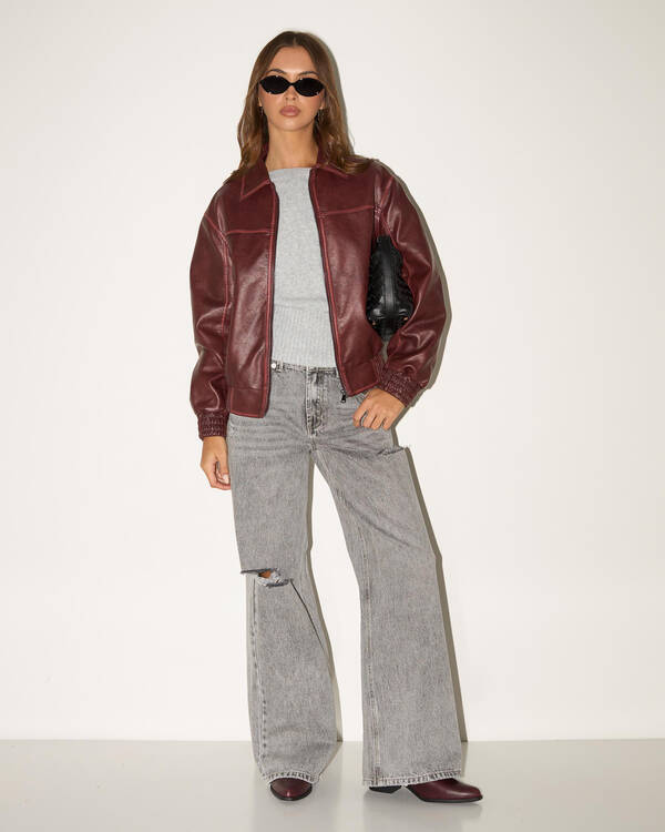 Romeo Faux Leather Jacket