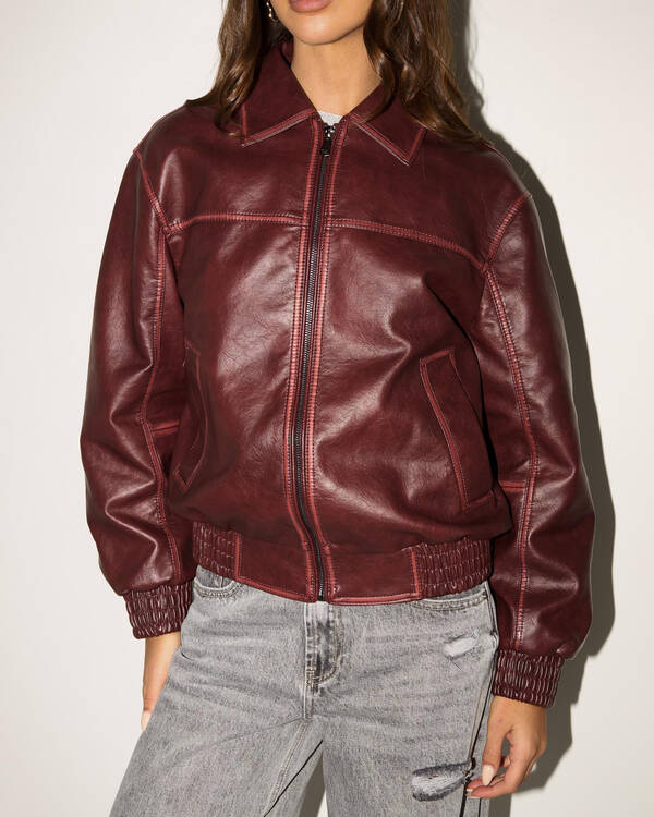 Romeo Faux Leather Jacket