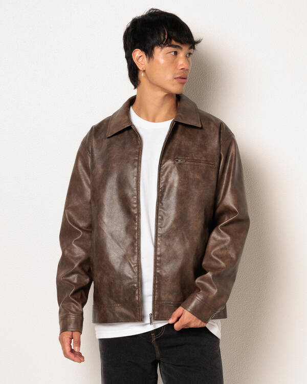 Regalia Faux Leather Jacket