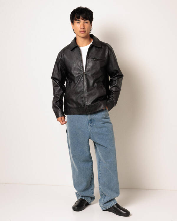 Regalia Faux Leather Jacket