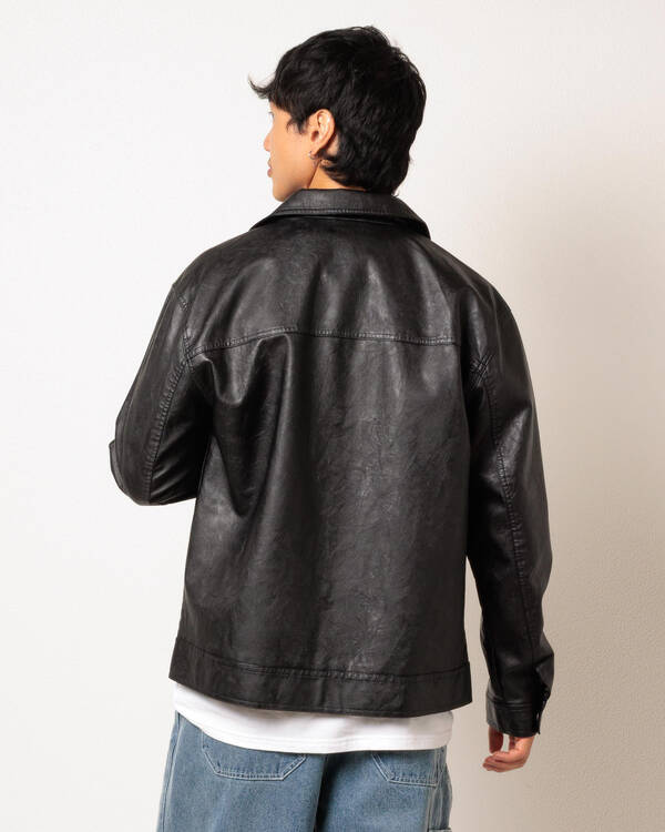 Regalia Faux Leather Jacket