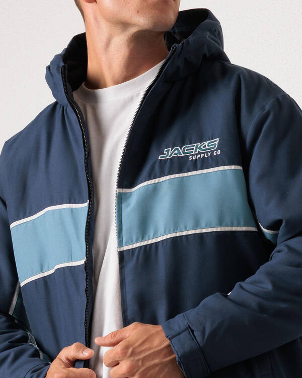 Linear Hooded Jacket