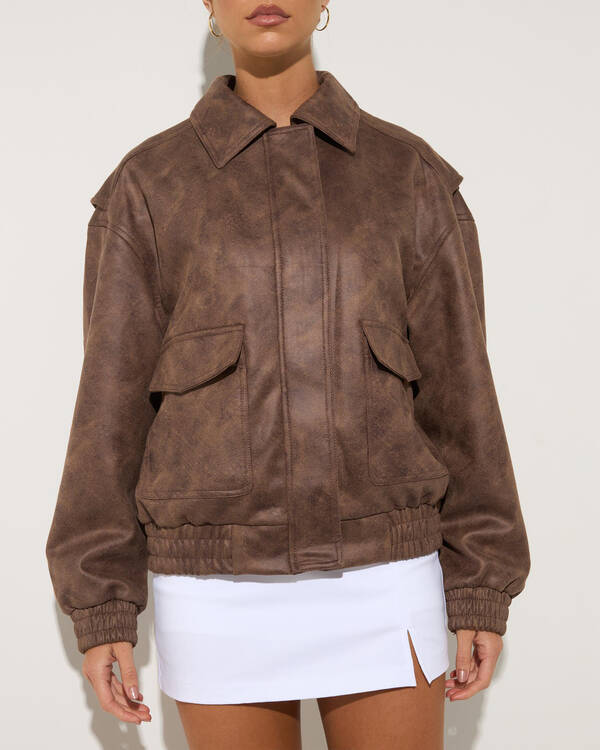 Sedona Faux Leather Jacket