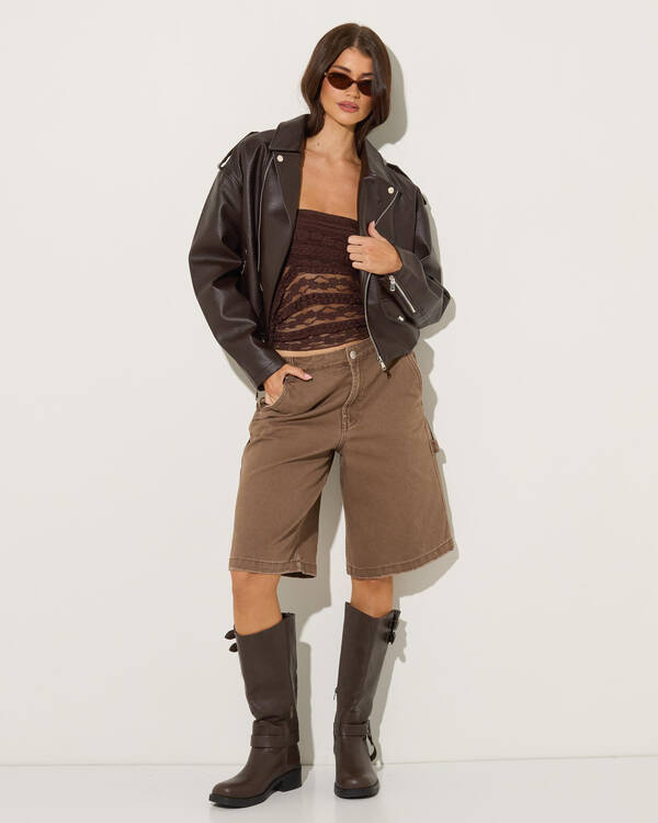 Osbourne Faux Leather Jacket