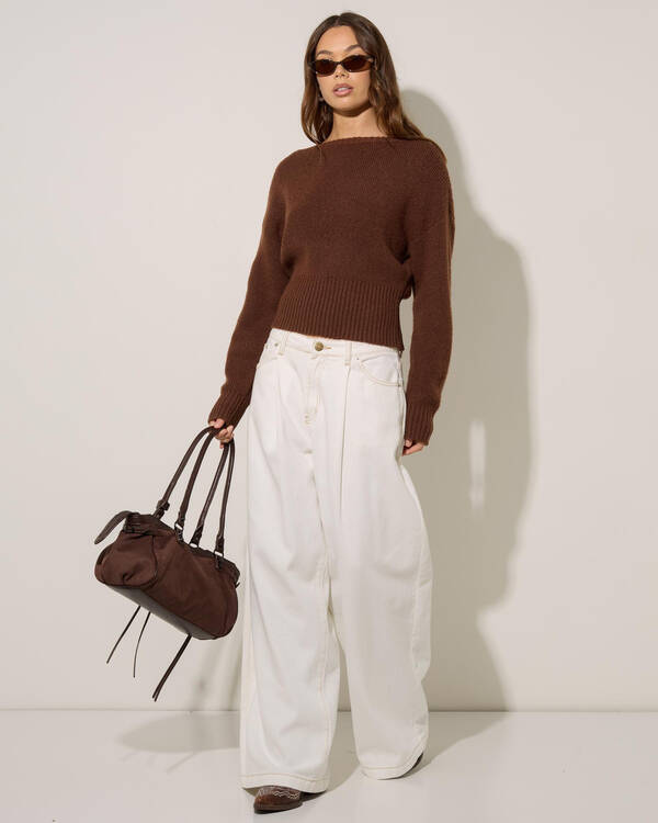 Lenni Off Shoulder Knit Jumper