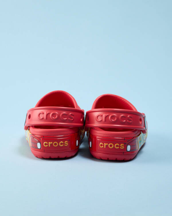 Kids Lightning McQueen Crocband Clogs