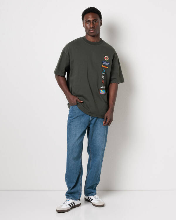 Against All Odds Box Fit Oversized Cropped T-Shirt