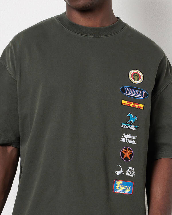 Against All Odds Box Fit Oversized Cropped T-Shirt