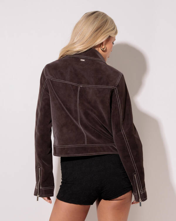 Canyon Faux Leather Jacket