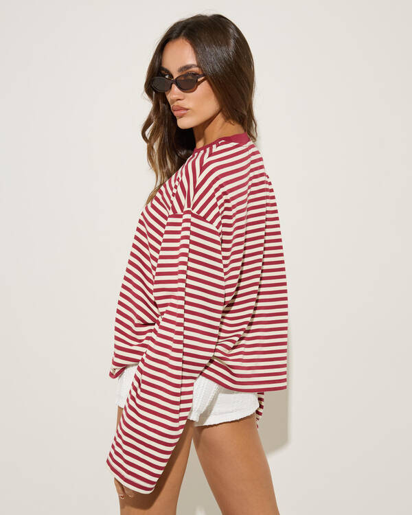 Janet Stripe Long Sleeve Top