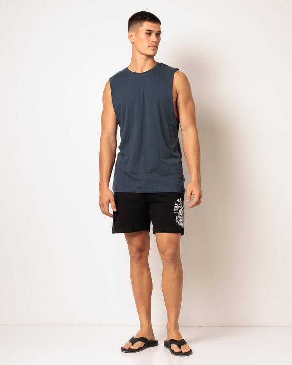 Rope Skull Anchor Track Shorts
