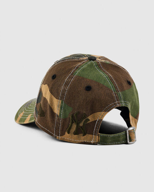 Frayed Woodland Camo New York Yankees 9Twenty Cap