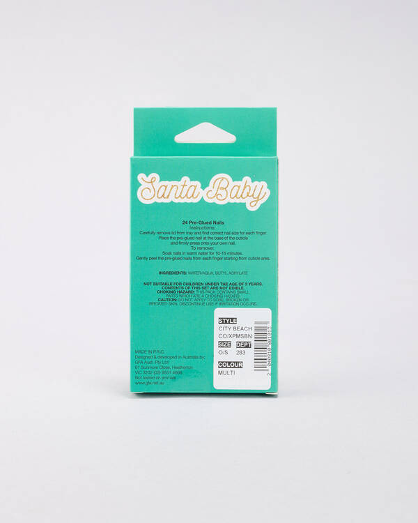 Festive Santa Baby Press On Nail Pack