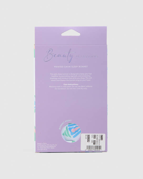 Seashell Satin Bonnet