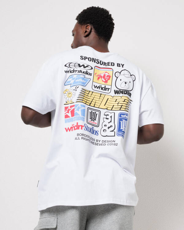 Sponsored Box Fit T-Shirt