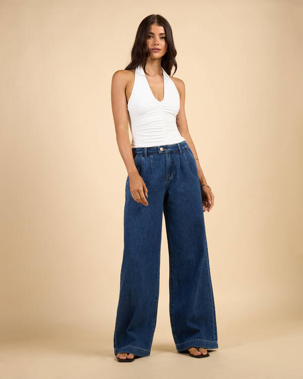 Lady Di Pleated Jeans