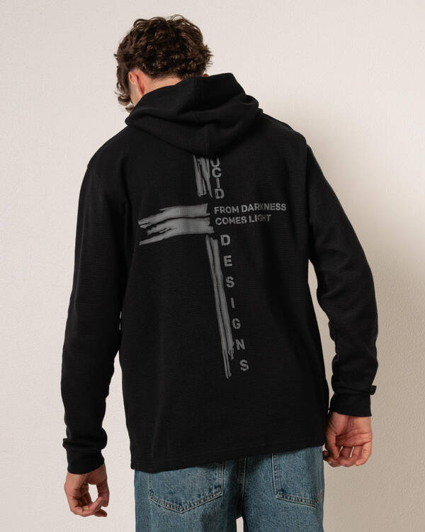 Divinity Waffle Hooded Long Sleeve T-Shirt